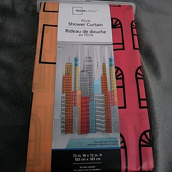 New Mainstays city skyline shower curtain - Picture 1 of 1